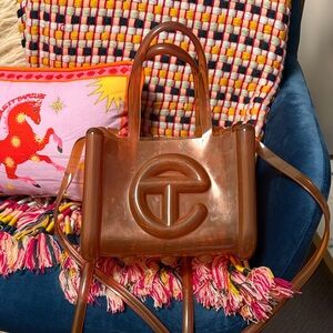 Telfar x Melissa Small Jelly Bag in brown